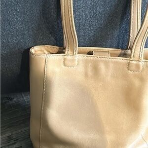 Vintage Coach Bleeker Tote in Tan